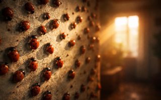 coccinelles-mur-soleil-couleurs-vives