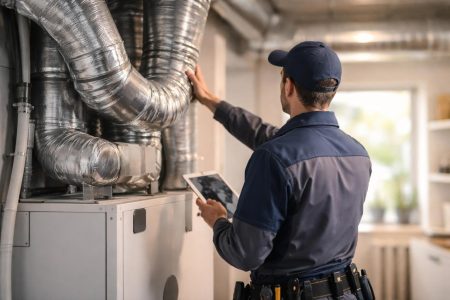 technicien-examine-conduits-ventilation