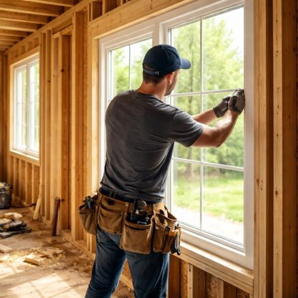 artisan-fenetre-ossature-bois-chantier