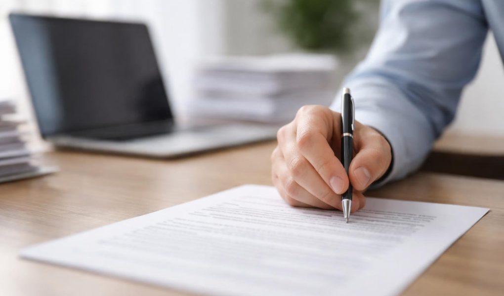 main-stylo-document-bureau-ordinateur