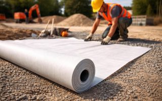 chantier-travailleur-geotextile-soleil